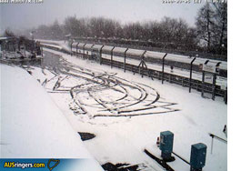 Snow on the Nurburgring
